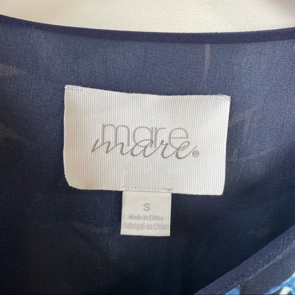 MARE MARE Blue Floral Felix Flounce Dress! Anthropologie Small - Picture 7 of 11